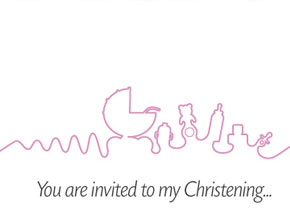 christening invitation